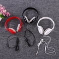 thumbnail image 2 of VONKY Computer USB Wired Headphone Portable Foldable Over Ear Headset Stereo Adjustable Earphone Desktop PC Accessory Black without Mic, 2 of 5