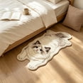 thumbnail image 4 of TanSiDing Cute Sleeping Cat Shaped Area Rug, Microfiber Absorbent Floor Mat for Bedroom Kitchen Living Room, Kitten Mat Floor Carpet Hallway Porch Entrance Doormat for Room,23.62x15.74 in, 4 of 6