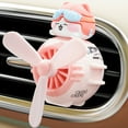 thumbnail image 4 of Ambientador para coche Lindo difusor de aire para coche Ambientador con hélice giratoria Accesorios decorativos para coche, 4 of 5