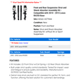 thumbnail image 2 of Front and Rear Suspension Strut and Shock Absorber Assembly Kit - Compatible with 2010 - 2015 RX350 Base 2011 2012 2013 2014, 2 of 2
