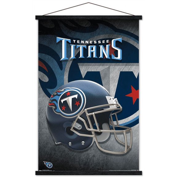 NFL Tennessee Titans - Helmet 18 Wall Poster with Magnetic Frame, 22.375" x 34"