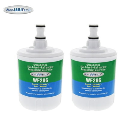 Replacement Water Filter For Whirlpool SS25AEXHW01 Refrigerator Water Filter by Aqua Fresh (2 Pack)