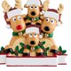 thumbnail image 2 of FLhrweasw Adornos Colgantes Resina Alce Navideño para Navidad (4 Cabezas), 2 of 9