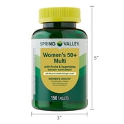 Spring Valley Womens 50+ Multi Tablets, 150 Count