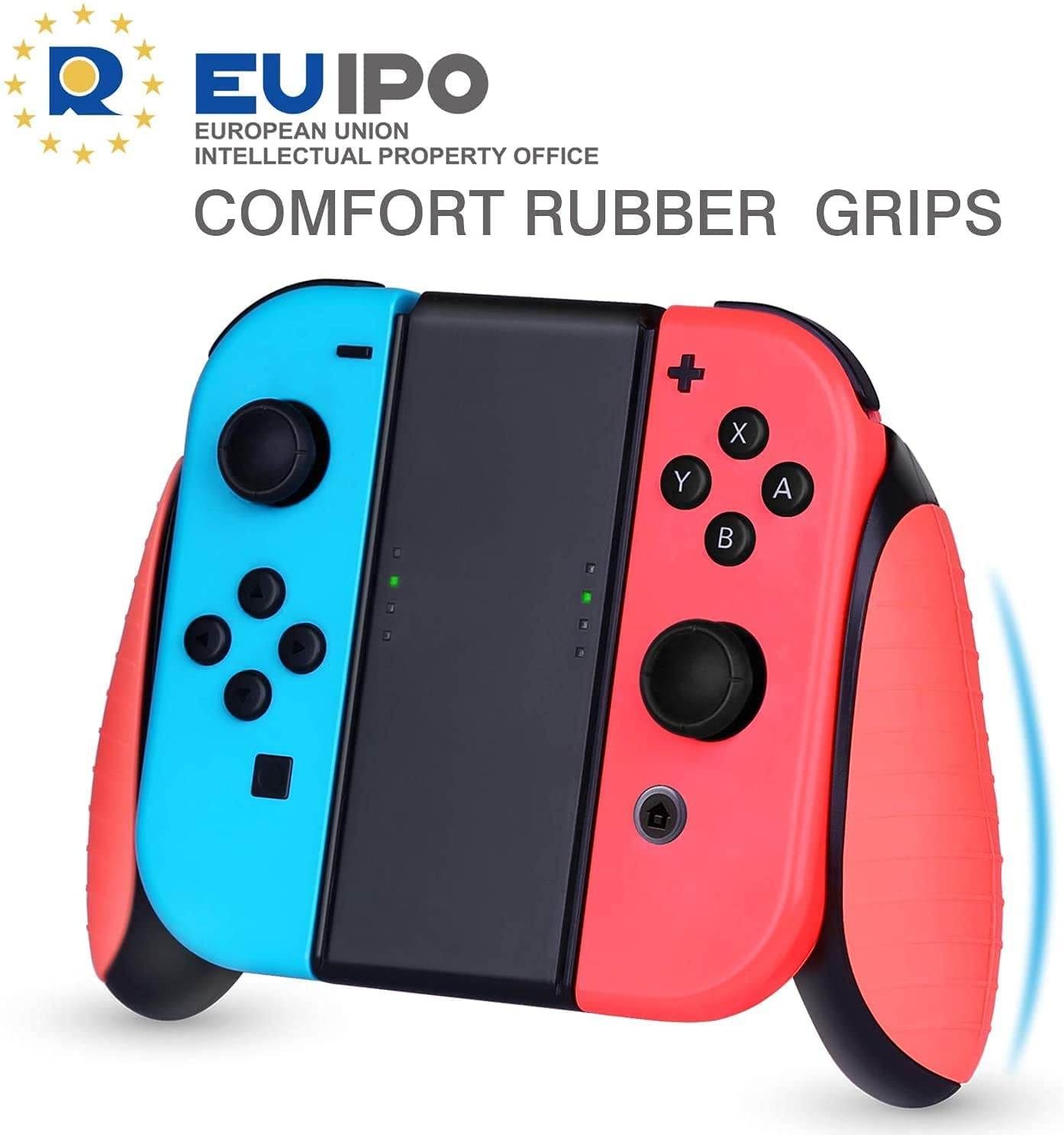 Controller Switch Joy Con Rubber Grip HEYSTOP Pack Grip For