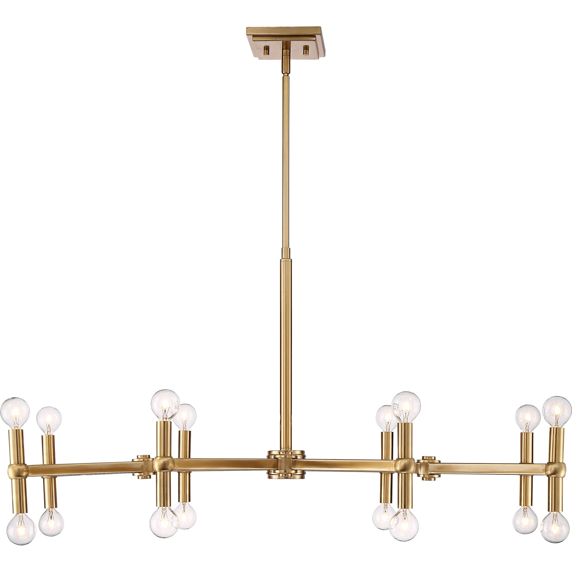 Possini Euro Design Marya Satin Brass Chandelier 37" Wide Modern 24-Light Fixture for Dining Room House Foyer Kitchen Island Entryway Bedroom Home