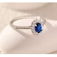 thumbnail image 4 of vylahjewellery Amazing Oval Cut Engagement Ring 2.50 Ct Moissanite Ring Brilliant Diamond Ring Gift for Her, 4 of 9