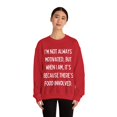 thumbnail image 4 of Funny Saying I'm not always motivated food involved Gildan 18000 Sweatshirt, 4 of 4