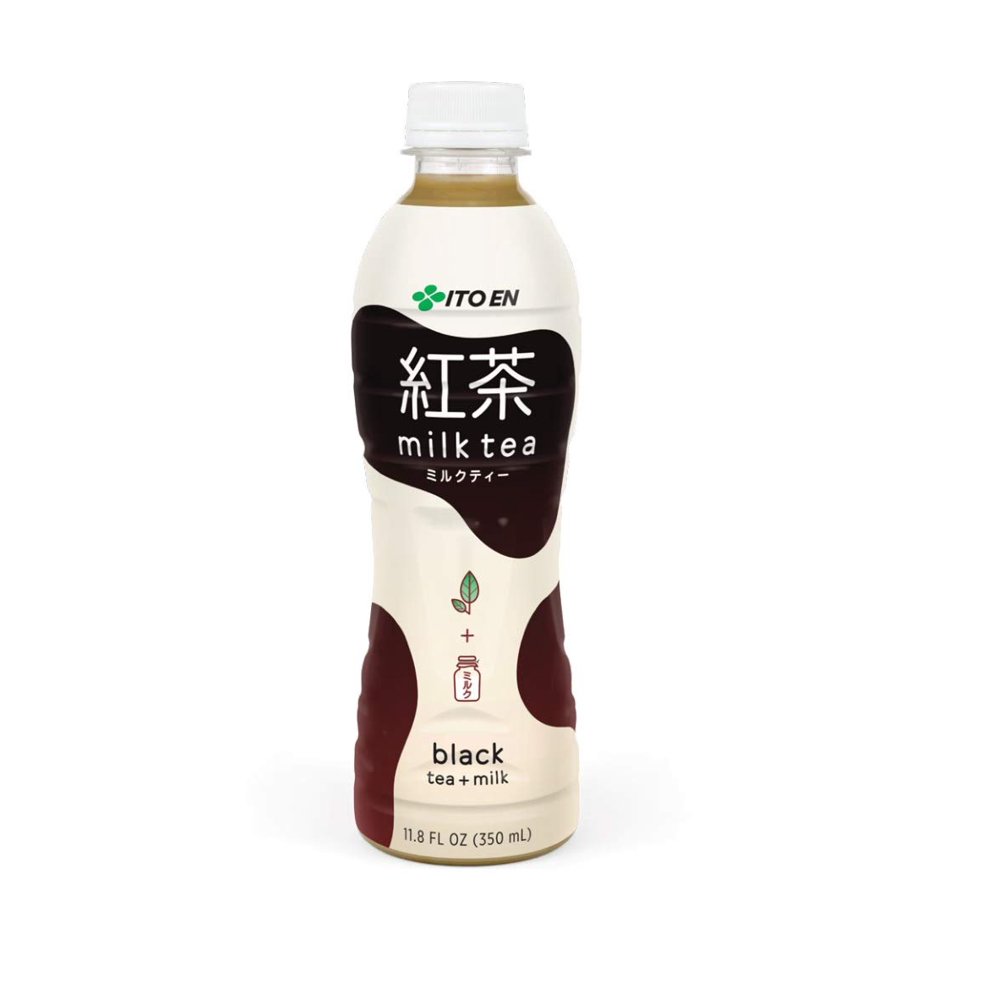 Ito En Black Tea + Milk Milk Tea 11.8 oz Plastic Bottles Pack of 12