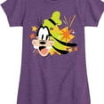 thumbnail image 3 of Disney - Goofy Head - Girls Toddler And Toddler And Youth Fitted Short Sleeve Graphic T-Shirt, 3 of 5