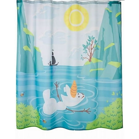 Disney Frozen Olaf Shower Curtain Kids Bath Decor Walmart Com