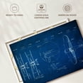 thumbnail image 6 of Elephant Stock Airplane Blueprint Wall Art - Horizontal Canvas Wall Art - Living Room Wall Decor - Patent Canvas - Blue And White Decor - 12" x 8", 6 of 8