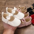 thumbnail image 3 of Yoyauz Baby Girl Mary Jane Shoes Anti Slip Rubber Sole Ballet Slippers Princess Dress Wedding Shoes Newborn Kids Shoes Toddler Shoes, 3 of 8
