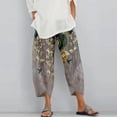 thumbnail image 1 of CHGBMOK Capris à Imprimé Paysage pour Femmes Grande Taille, Style de Rue Mode, Liquidation, 1 of 2