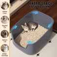 thumbnail image 3 of Caja de arena para gatos Gefryco, grande, de lados altos, extra grande, 3 of 7