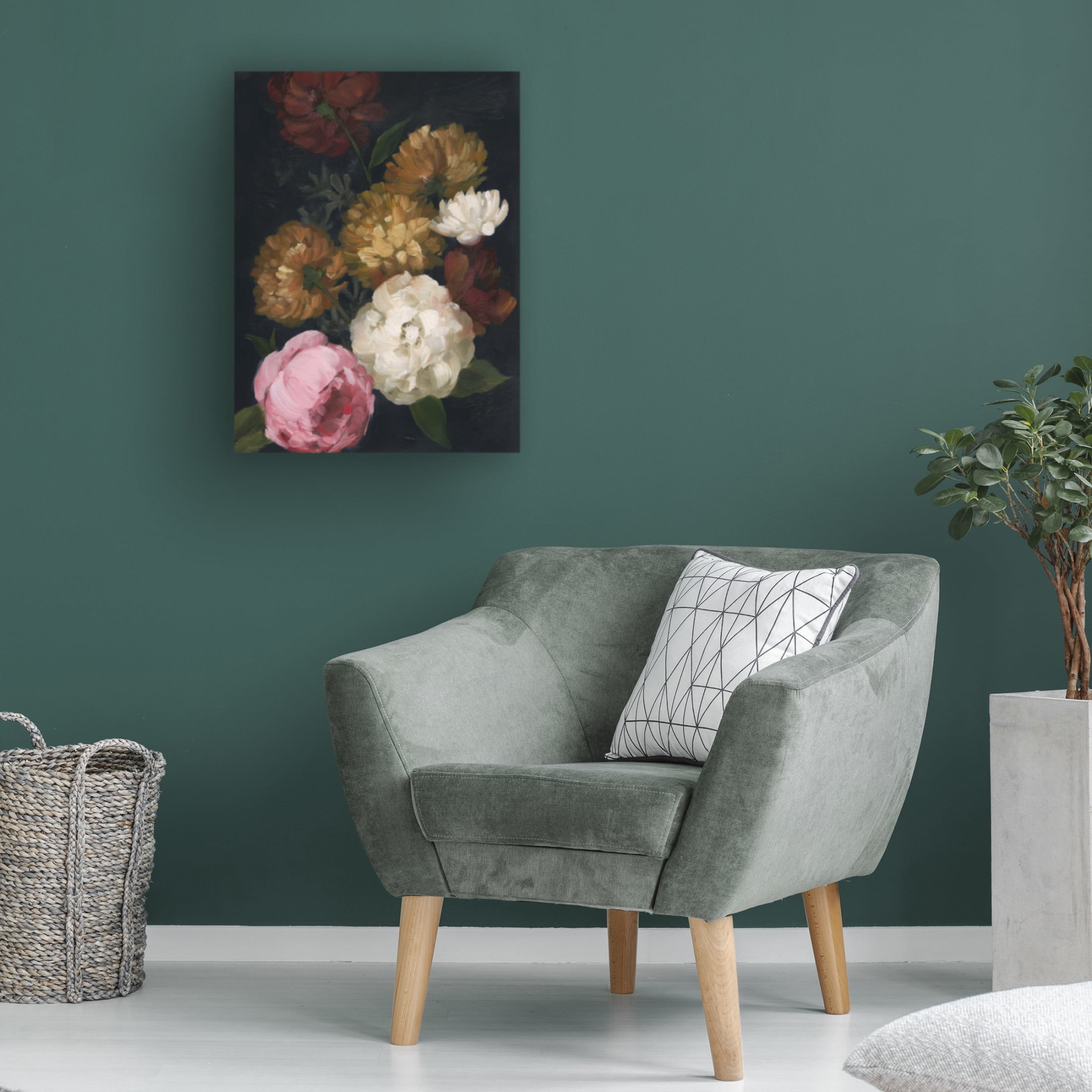 Trademark Fine Art Grace Popp Bouquet Eclipse II Canvas Wall Art