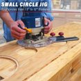 thumbnail image 3 of Milescraft 1219 Circle Guide Kit- Precision Router Circle Cutting Jig For Cutting/Routing Circles From 1.5” Up To 52” with Offset Base, 3 of 6