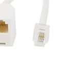 thumbnail image 4 of Unique Bargains Phone Line Splitter RJ11 6P4C Modular Handset to Double RJ11 6P4C Socket Adapter, 4 of 5