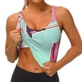 thumbnail image 3 of Naloa Cats On Broomstick Sports Bras for Women,Sports Bras for Women High Support with Removable Pads-X-Large, 3 of 8