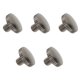 thumbnail image 1 of Tornillos de trompeta de 5pcs Tornillos de extracción de anillos Accesorios de instrumentos musicales (plata), 1 of 5