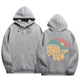 thumbnail image 3 of Essentials Hoodie for Women Letter Graphic Long Sleeve Drawstring Hooded With Pocket Winter Fashion Sweatshirts Grey, 3 of 3