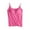 Rose Red, variant on Womens Tank Tops Summer Tanks Cami Sleeveless Basic Tops Solid Padded Vest Bra Spaghetti Strap Sports Vest, Black