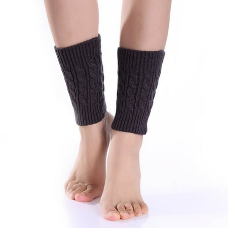 

XMMSWDLA Leg Warmers Deals Clearance Lady Adult Leg Sets Pile Of Socks Autumn And Winter Keep Warm Wool Sock Knitting Foot Cover