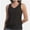 Black, variant on Women’s Summer V-Neck Tank Top - Lightweight Breathable, Loose Fit, Solid Color
