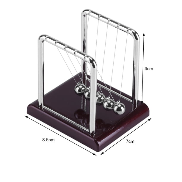 Juguete divertido de escritorio de bola, juguete de bola de acero magnético oscilante de equilibrio de acero, experiencia incomparable