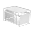 thumbnail image 1 of Organizador para fregadero de cocina, contenedor de almacenamiento deslizante para despensa, cajón deslizante de 2 niveles, organizador de gabinete, 1 of 9