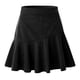 thumbnail image 2 of Gibobby faldas para mujer corta Falda de pana con cremallera de color liso para mujer Falda plisada de cintura alta de otoño e invierno para mujer(Negro, S), 2 of 4