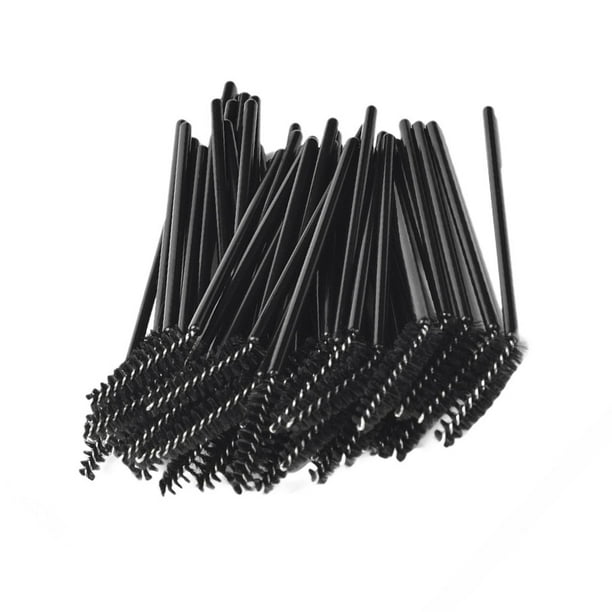 Seitruly 50 piezas de cepillo para pestañas, rizador de varita, accesorios de injerto de plástico, cepillos para permanente de cejas, Type3 NO3