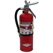 Amerex B500T, 5lb ABC Dry Chemical Fire Extinguisher with Aluminum Valve & Wall Bracket CA2