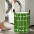 thumbnail image 4 of Laundry Basket, American Football Field2 Laundry Hamper Waterproof Laundry Bag Clothes Hamper Laundry Bin with Handles for Bedroom, Living Room, Kids Room, 4 of 6