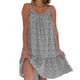 thumbnail image 1 of Vestido bohemio Qarigey elegante y cómodo para mujer Maxi vintage Gris S, 1 of 5