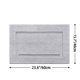 thumbnail image 3 of DEKAXID - Alfombrilla de baño de felpa de lujo (1 unidad), absorbente, lavable a máquina, perfecta para baño, dormitorio, lavandería, decoración, 3 of 7