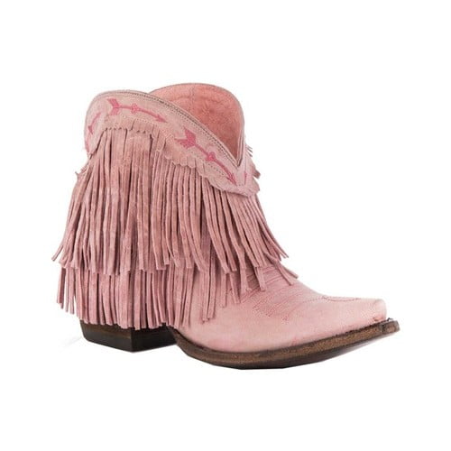 x junk gypsy fringe over the knee western boot