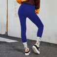 thumbnail image 4 of Pantalones Largos de Yoga Para Mujer, Cintura Elástica Alta, Pantalones Largos Ajustados de Color Sólido, Mallas Elásticas, Pantalones Lápiz Odeerbi ODB-4, 4 of 5