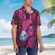 thumbnail image 3 of Balery ink Donkey Pop Art Camisas hawaianas de manga corta para hombre, camisas playeras de corte holgado, camisas de vacaciones con botones,XX-Large, 3 of 7