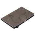 thumbnail image 6 of Case for Galaxy Tab A 10.1" 2016 SM-T580/T585, Slim Fit Folio Flip PU Leather Butterfly Embossed Smart Stand Cover Auto Wake/Sleep Shockproof Protection TPU Back Cover, Gray, 6 of 6