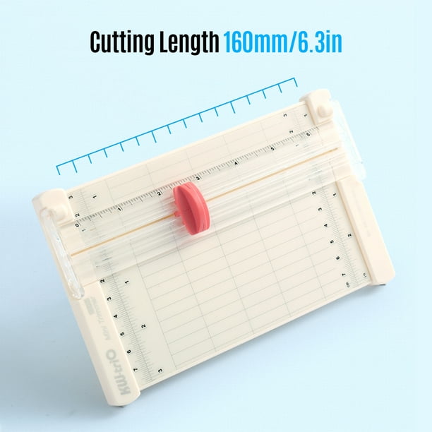 KW-triO Mini Paper Trimmer Guillotine Cutter 6 Inch (160mm) Cut