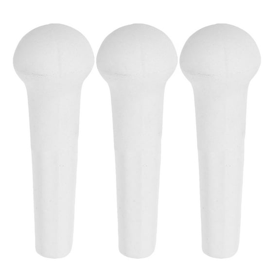 OUNONA 3pcs Ceramic Pestle Replacement Rod Porcelain Pounder For Baby Food Garlic Crusher Masher Grinding Tool For Food Spice Home Use