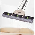 thumbnail image 3 of YMARPT Wood Floor Mop Floor Mops Wet Mop Household Mop Hand Free Collodion Mop Absorbs Water Half-Fold Thickened Sponge Mop Belt Mop Head Household Cleaning For Home for Home Household Cleaning, 3 of 4
