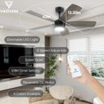 thumbnail image 3 of Ventilador de techo Vagizm 107 cm con luz y control remoto, 3 of 7