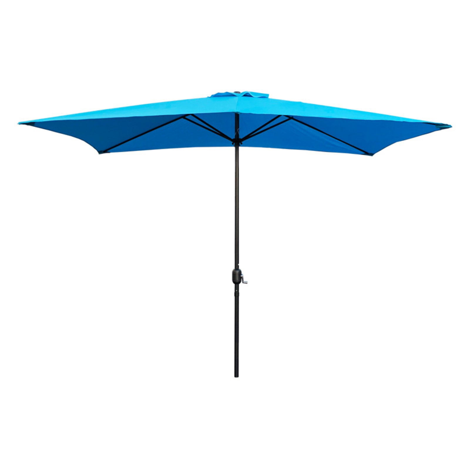 Abble 10 Ft Steel Rectangular Patio Umbrella Walmart Com Walmart Com
