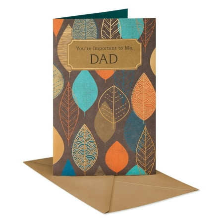 American Greetings Father's Day Card for Dad (You're Important to Me)