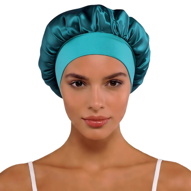 Bucket Hat For Home And Leisure With Satin Wide Brim Classic Style Suitable For All Seasons Travel Sleep Cap Fashion Accessory
