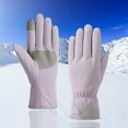 thumbnail image 4 of Womens Snow Gloves Thermal Lined Non-Slip Edition with Touchscreen and Waterproof for Riding Gloves for Women, 4 of 4