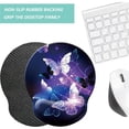 thumbnail image 4 of Mouse Pad with Wrist Rest, Ergonomic Gaming Desktop Mouse Pad Wrist Rest, Comfortable Mousepad for Computer, Laptop, Office, and Home, Non- Base, Waterproof Surface, 4 of 7