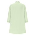 thumbnail image 7 of jiaxiM Summer Cardigans for Women Lightweight Open Front Cardigan Soft Draped 3/4 Sleeve Knit Hollow Out Top, 7 of 7